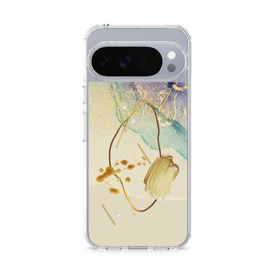 スリムプロテクションケース［ Marble Nuance Painting Purple ］
