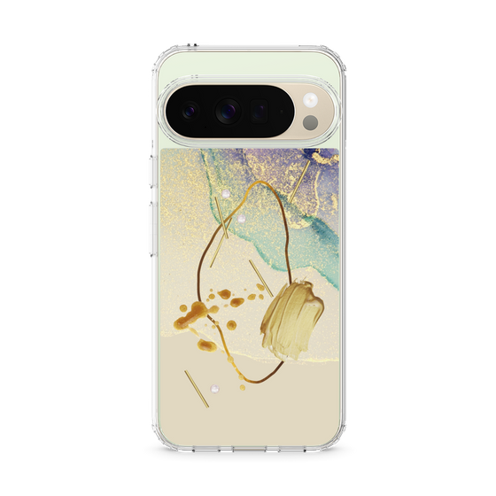 スリムプロテクションケース［ Marble Nuance Painting Purple ］