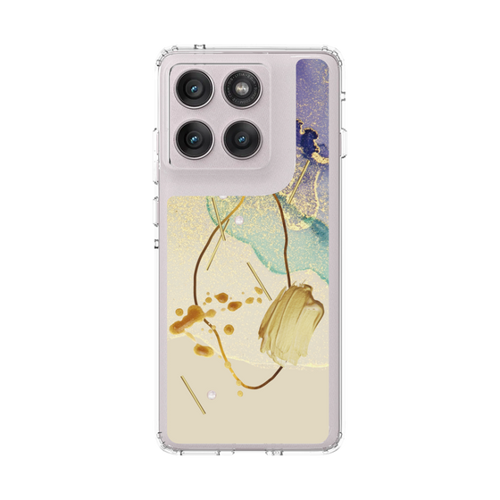 スリムプロテクションケース［ Marble Nuance Painting Purple ］