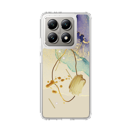 スリムプロテクションケース［ Marble Nuance Painting Purple ］
