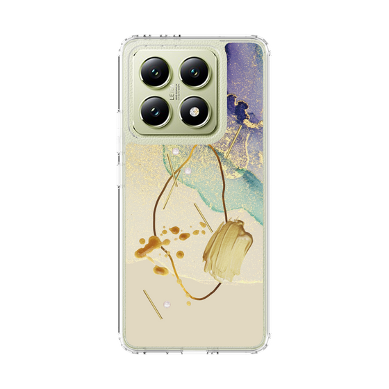 スリムプロテクションケース［ Marble Nuance Painting Purple ］