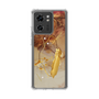 スリムプロテクションケース［ Marble Nuance Painting Brown ］