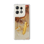 スリムプロテクションケース［ Marble Nuance Painting Brown ］