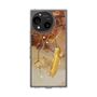 スリムプロテクションケース［ Marble Nuance Painting Brown ］