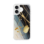 スリムプロテクションケース［ Marble Nuance Painting Black ］