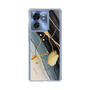 スリムプロテクションケース［ Marble Nuance Painting Black ］