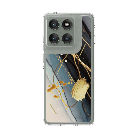 スリムプロテクションケース［ Marble Nuance Painting Black ］