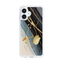 スリムプロテクションケース［ Marble Nuance Painting Black ］