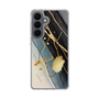 スリムプロテクションケース［ Marble Nuance Painting Black ］