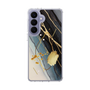 スリムプロテクションケース［ Marble Nuance Painting Black ］