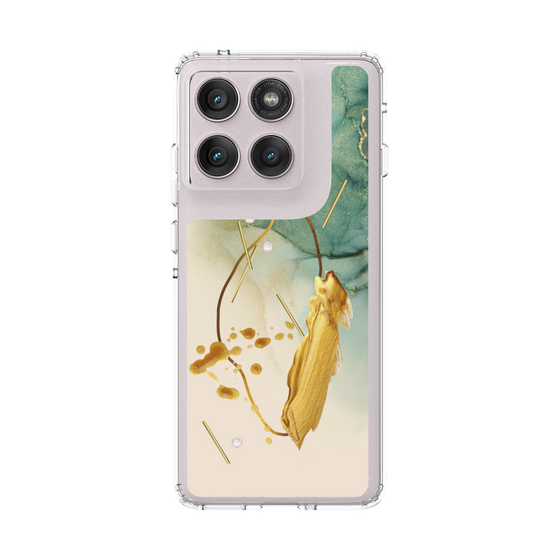 スリムプロテクションケース［ Marble Nuance Painting Green ］