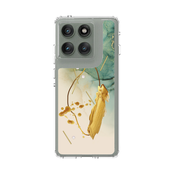 スリムプロテクションケース［ Marble Nuance Painting Green ］