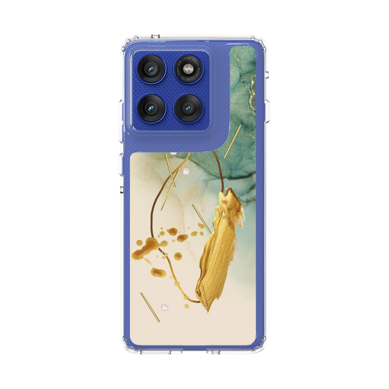 スリムプロテクションケース［ Marble Nuance Painting Green ］