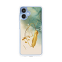 スリムプロテクションケース［ Marble Nuance Painting Green ］