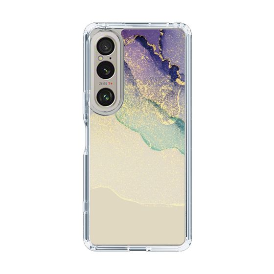 スリムプロテクションケース［ Marble Purple ］