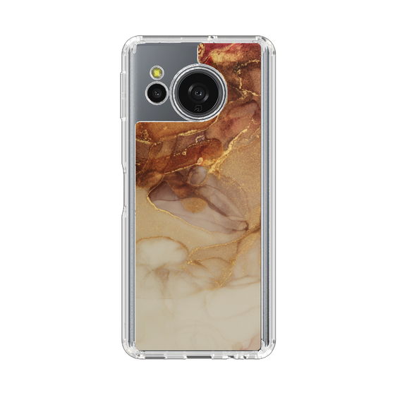 スリムプロテクションケース［ Marble Brown ］