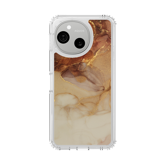 スリムプロテクションケース［ Marble Brown ］