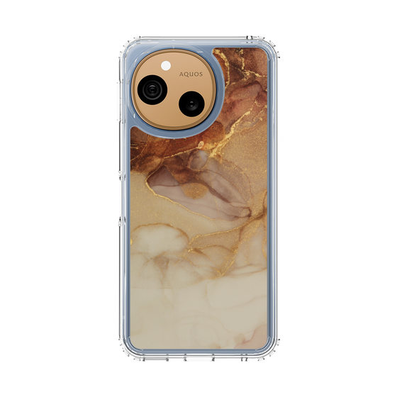 スリムプロテクションケース［ Marble Brown ］