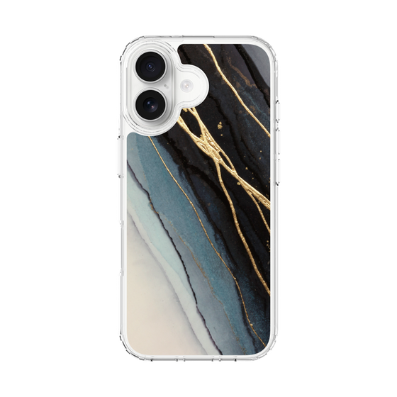 スリムプロテクションケース［ Marble Black ］