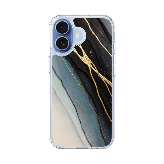スリムプロテクションケース［ Marble Black ］