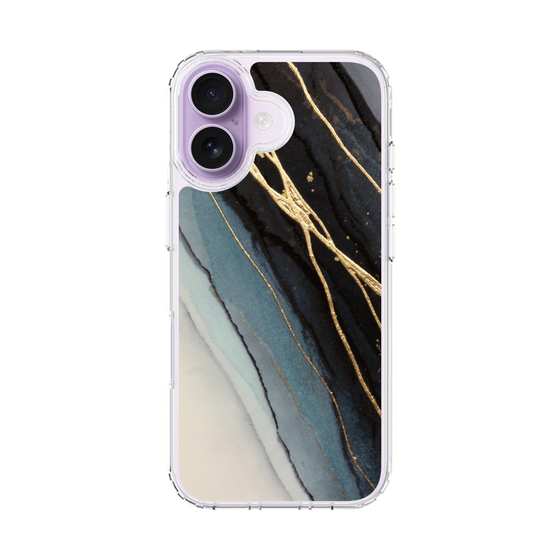 スリムプロテクションケース［ Marble Black ］