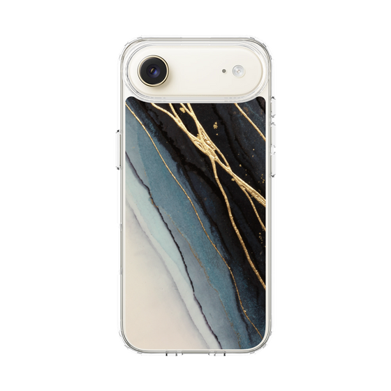 スリムプロテクションケース［ Marble Black ］