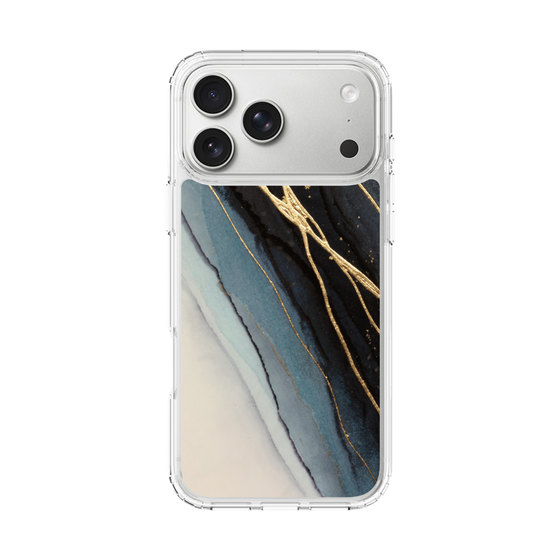 スリムプロテクションケース［ Marble Black ］