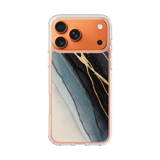 スリムプロテクションケース［ Marble Black ］
