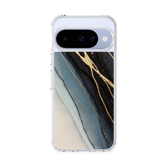 スリムプロテクションケース［ Marble Black ］