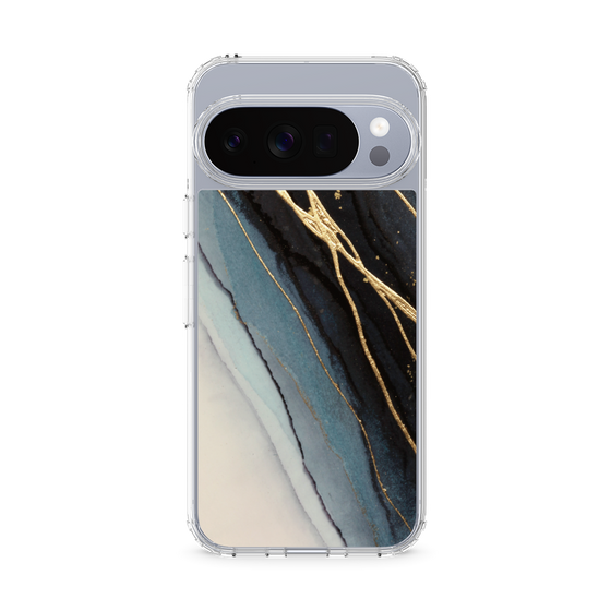 スリムプロテクションケース［ Marble Black ］