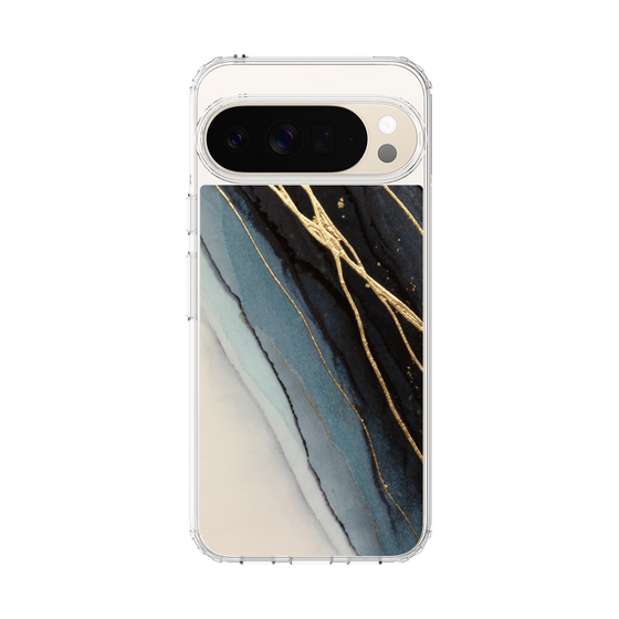 スリムプロテクションケース［ Marble Black ］