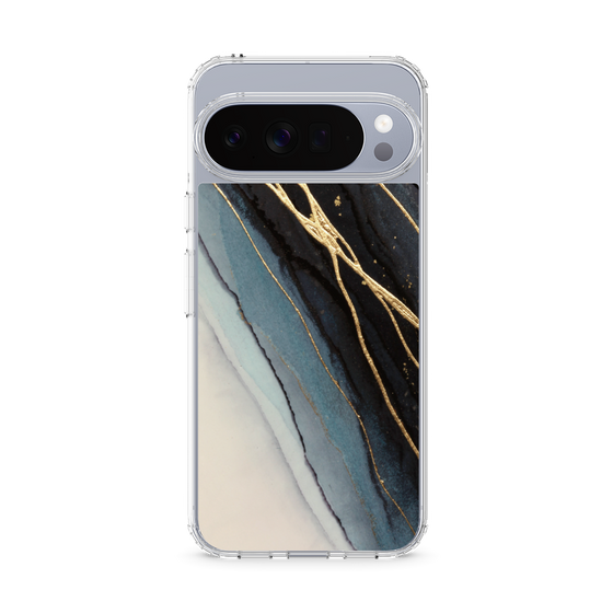 スリムプロテクションケース［ Marble Black ］