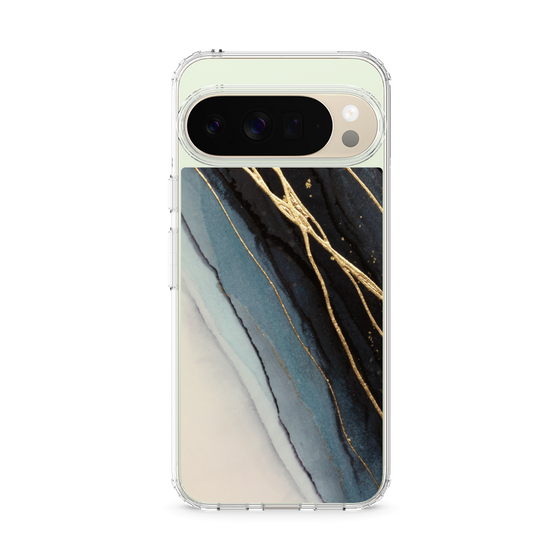 スリムプロテクションケース［ Marble Black ］