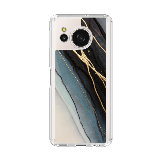 スリムプロテクションケース［ Marble Black ］