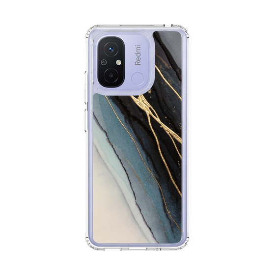 スリムプロテクションケース［ Marble Black ］
