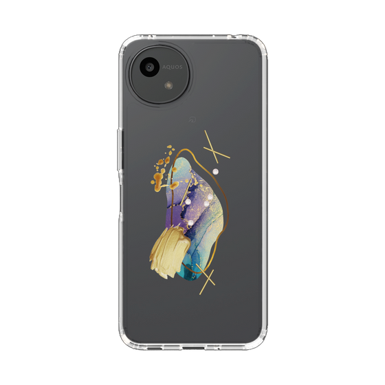 スリムプロテクションケース［ Nuance Painting Blue ］