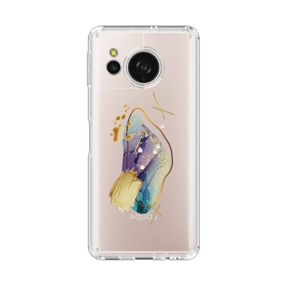 スリムプロテクションケース［ Nuance Painting Blue ］