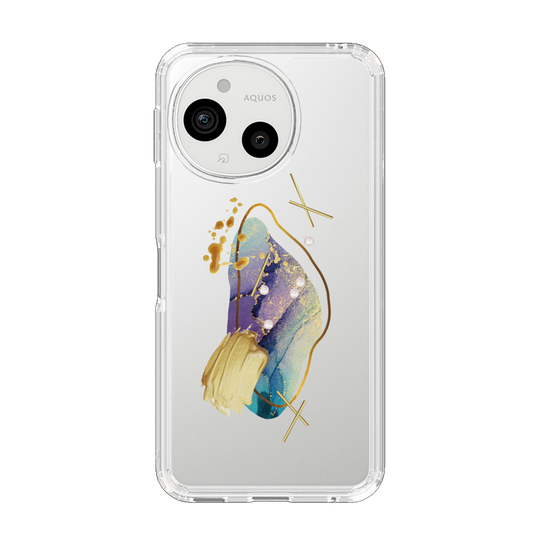 スリムプロテクションケース［ Nuance Painting Blue ］