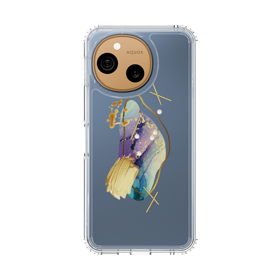 スリムプロテクションケース［ Nuance Painting Blue ］