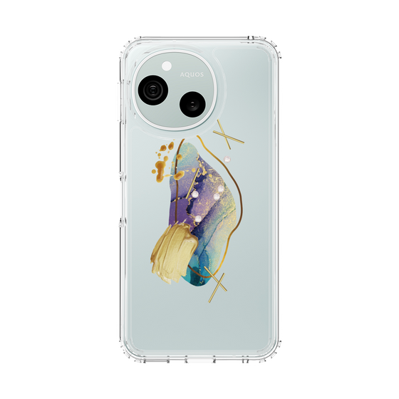 スリムプロテクションケース［ Nuance Painting Blue ］