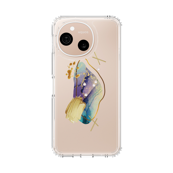 スリムプロテクションケース［ Nuance Painting Blue ］