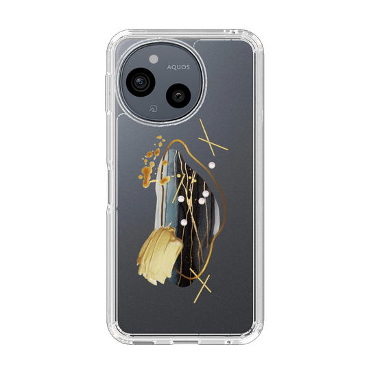 スリムプロテクションケース［ Nuance Painting Black ］