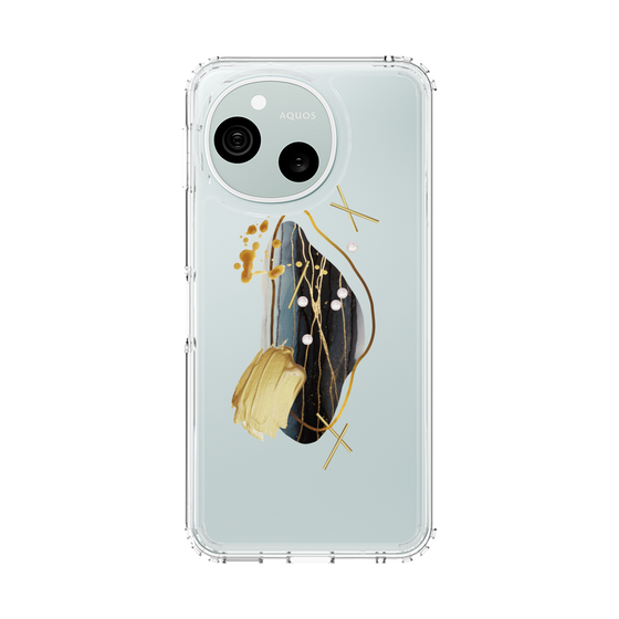 スリムプロテクションケース［ Nuance Painting Black ］