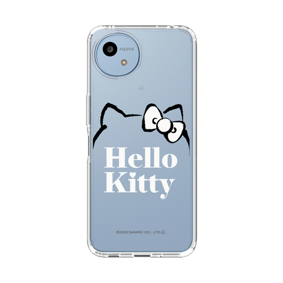 スリムプロテクションケース［ ハローキティ - Graceful typography ］