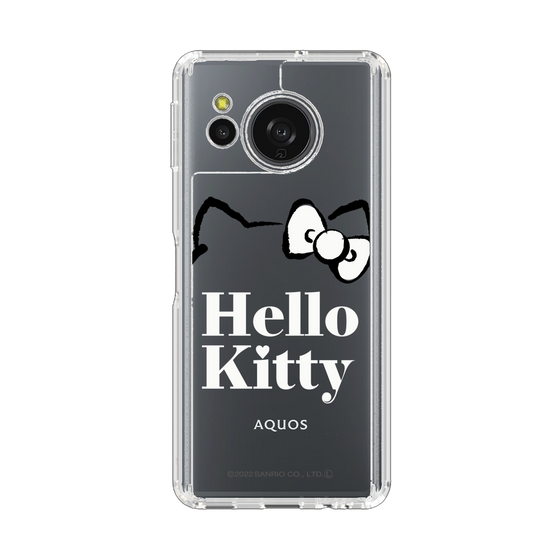 スリムプロテクションケース［ ハローキティ - Graceful typography ］