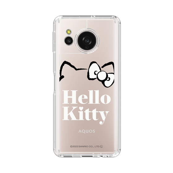 スリムプロテクションケース［ ハローキティ - Graceful typography ］