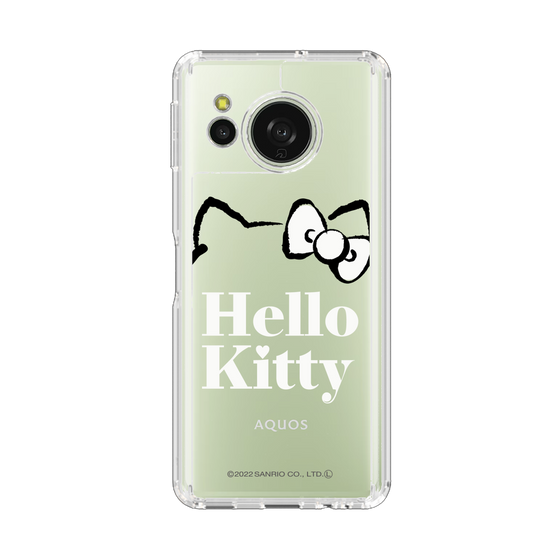 スリムプロテクションケース［ ハローキティ - Graceful typography ］