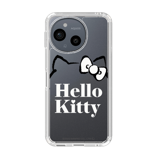 スリムプロテクションケース［ ハローキティ - Graceful typography ］