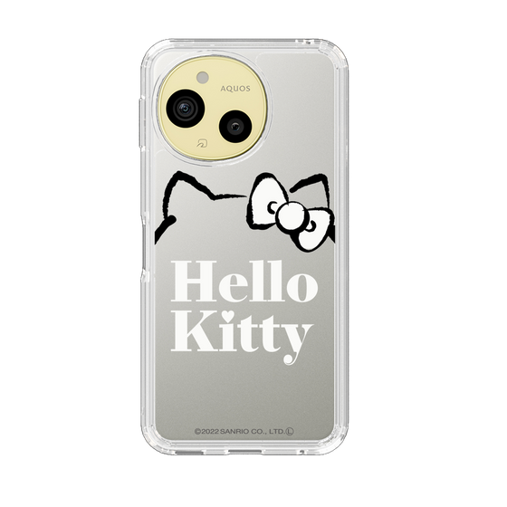 スリムプロテクションケース［ ハローキティ - Graceful typography ］