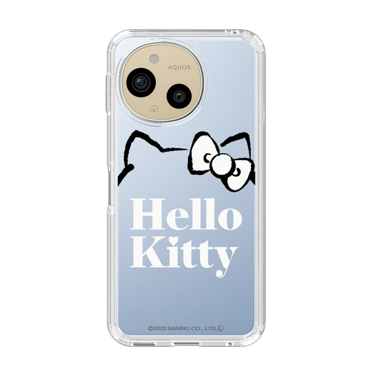 スリムプロテクションケース［ ハローキティ - Graceful typography ］